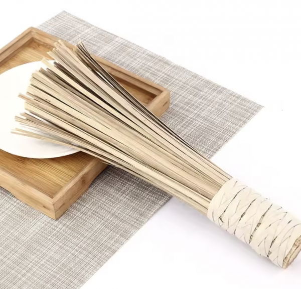 Haptic Wok Brush Cleaning Whisk Traditional Bamboo